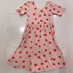 Pink Polka Dot Kids Dress